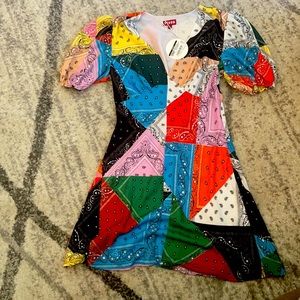 Milla Patchwork Bandana dress